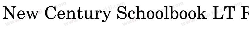 New Century Schoolbook LT Roman字体转换